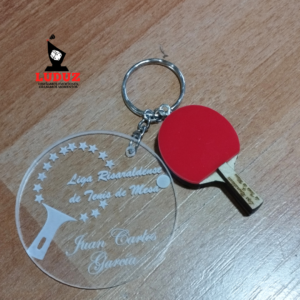 llaveros tenis de mesa Llaveros Tenis de Mesa Personalizado